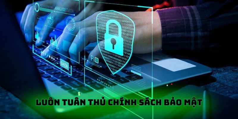 Luôn tuân thủ chính sách bảo mật mà nhà cái đưa ra