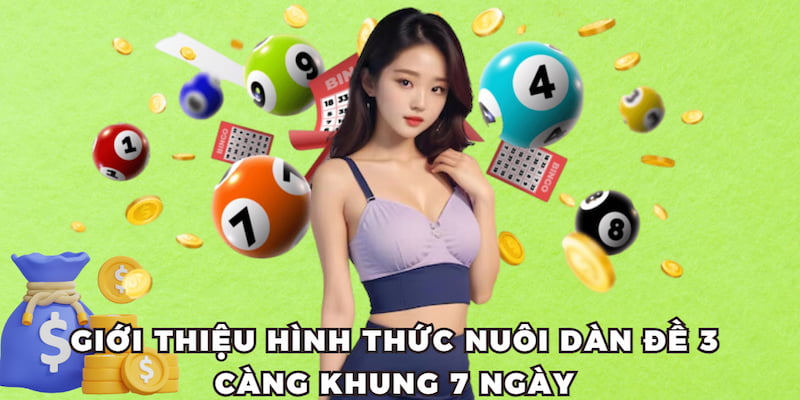 Giới thiệu hình thức nuôi dàn đề 3 càng khung 7 ngày